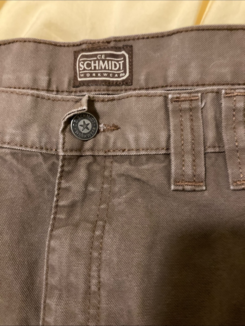 C.E. Schmidt Workwear Men's Brown Chino Pants